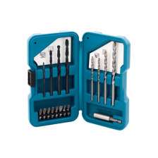 Juego de accesorios multipropósito 17 piezas para metal, concreto, madera y puntas para atornillar.