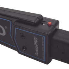 Detector de Metal Portátil para Objetos Pequeños / Protección IP31 / Indicador LED / Vibración y Alarma Audible Simultanea /