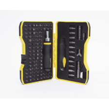 Juego de 101 puntas intercambiables con accesorios en juego, incluye destornillador tipo matraca.