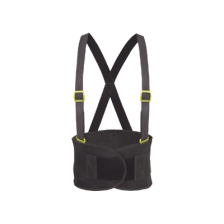 Faja elástica reforzada mediana, con cierre delantero y herrajes de plástico.