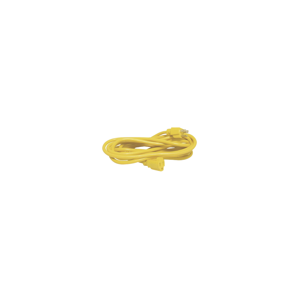 Extensión Eléctrica de Uso Rudo Aterrizada 30 metros / Color Amarillo.
