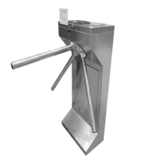 Torniquete Industrial en Acero Inoxidable, Bidireccional, USO RUDO, Espacio para Lectora de Proximidad