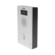 Video Intercomunicador IP, 2 líneas SIP, 2 relevadores con botón para llamada, Onvif, anti-vandálico, PoE, IP65 e IK10, PoE