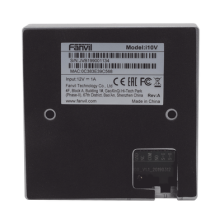 Mini video Intercomunicador para hotelería y hospitales, con diseño elegante, PoE, cámara 1Mpx, 1 botón, 1 relevador integra