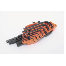 Juego de 10 Llaves Hexagonales (Allen) Milimétricas con Portallaves Plástico.