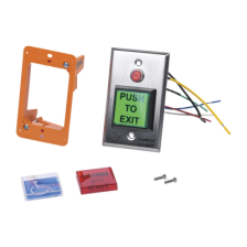 Botón Momentáneo con Garantía de Por Vida  NO, NC/ Cubiertas Intercambiables