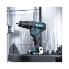 Taladro Combinado de 12Vcc, con tecnología CXT, (Incluye 2 Baterías y Cargador Rápido, Maletín plástico).