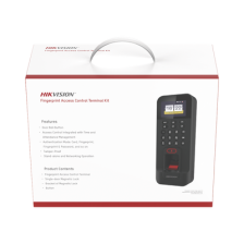 Kit de Control de Acceso TODO INCLUIDO con Lector de Huellas y Tarjetas / 3,000 Huellas / Compatible con App Hik-Connect / Inclu