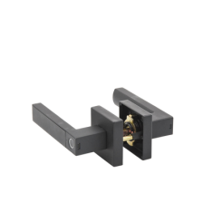 Manija Castelli Biométrica/ Acabado Negro / 30 usuarios/Para Puerta Izq o Derecha de 60-70mm