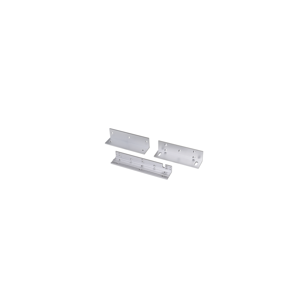 Kit de montajes Z y L para Cerradura Magnética HIKVISION / Compatible con DS-K4H258S / Uso en Puerta de Madera y Metal
