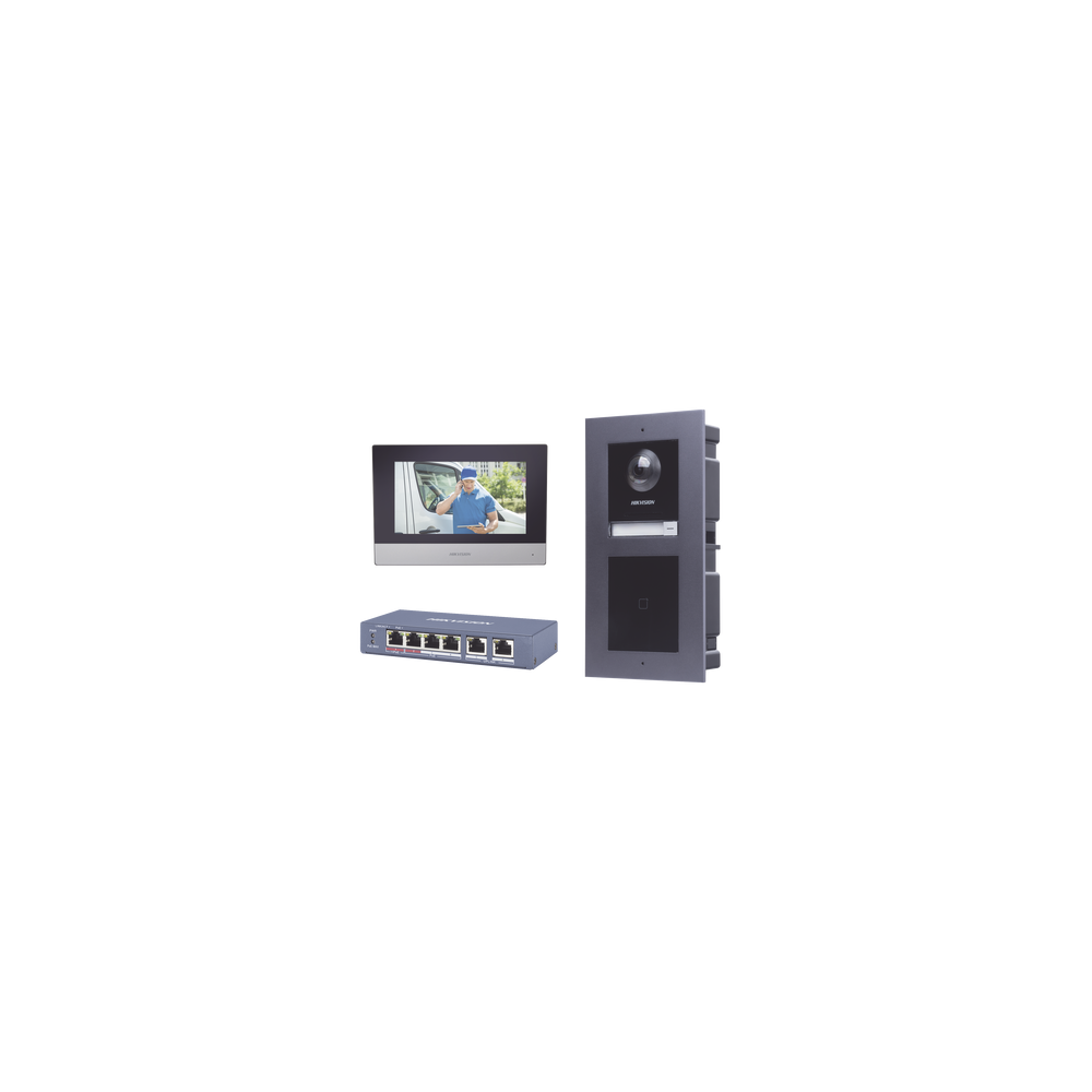 KIT de Videoportero IP con llamada a App de Smartphone y Lector de Tarjetas EM / 2da Generación (Modular) / Montaje para EMPOTR