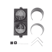 Semáforo Peatonal / Con Movimiento / Diámetro 20 Cm.