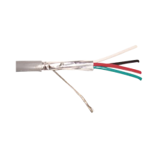 Cable 4 x 18 AWG / Blindado / 305 Metros / Riser / UL / Color Gris / Hecho en México