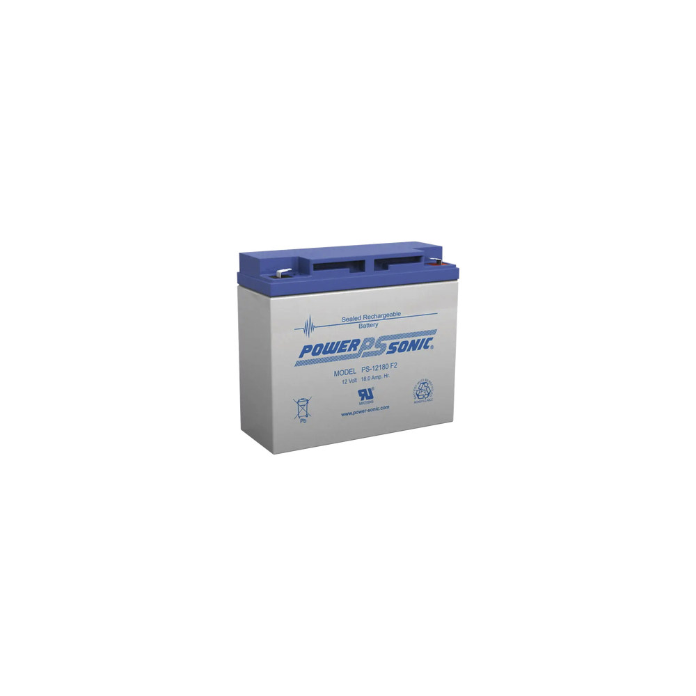 Batería 12V, 18AH, Para Respaldo, Tecnologías AGM/VRLA, Diseño De Vida Útil 5 Años, Terminales Tipo F2, Listada UL, Libre D
