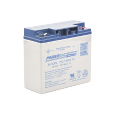 Batería 12V, 18AH, Para Respaldo, Tecnologías AGM/VRLA, Diseño De Vida Útil 5 Años, Terminales Tipo F2, Listada UL, Libre D