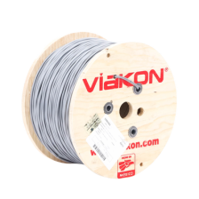 Cable 2 x 18 AWG / Blindado / 305 Metros / Riser / UL / Color Gris / Hecho en México