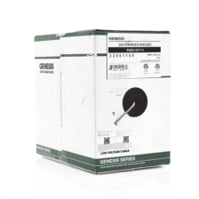 Bobina de 152 Metros de Cable / 6 x 22 AWG BLINDADO / Riser / Color Gris / Para Aplicaciones de Audio, Seguridad y Control