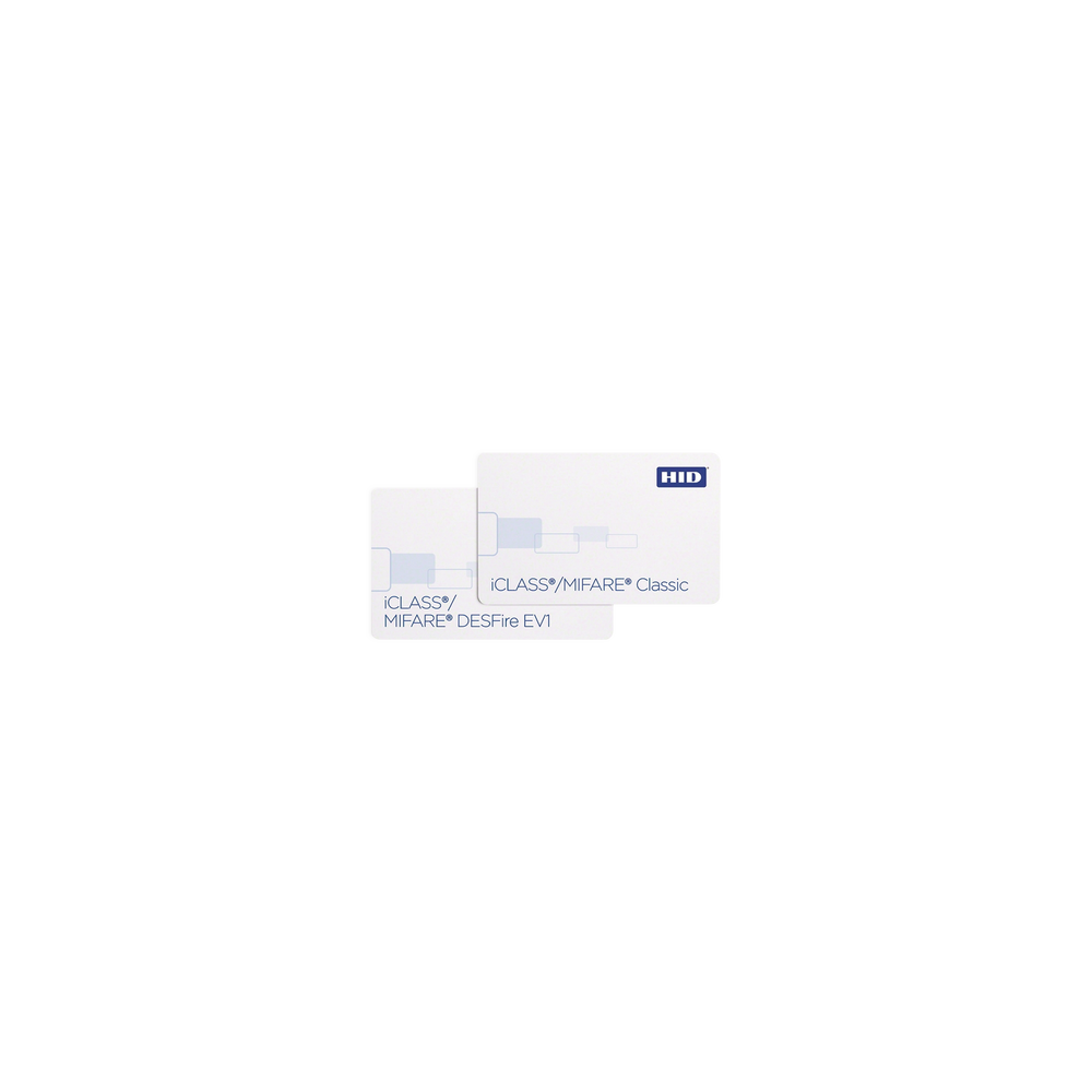 Tarjeta DUAL iClass + Mifare/ PVC Compuesto/ Garantía de por Vida