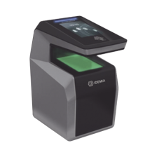 Lector de huella MorphoWave Compact MD/ IP65 / PoE, MIFARE / DESFire.