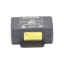 Protector Contra Sobretensiones PoE/HiPoE Hasta 10 GbE, Para Cámaras IP PoE, WAP, Control de Acceso, Iluminación PoE