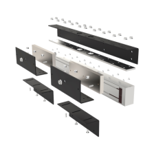 Montaje Ajustable Para Chapa Magnética: MAG1200D.