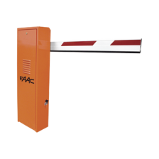 Kit de Barrera FAAC 620 RPD con Pluma Rectangular sin Iluminación / Equipo Hidráulico de Uso Intensivo / Hasta 2 Millones de C