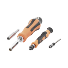 Juego de Puntas y Accesorios con 65 piezas. Doble Maneral.