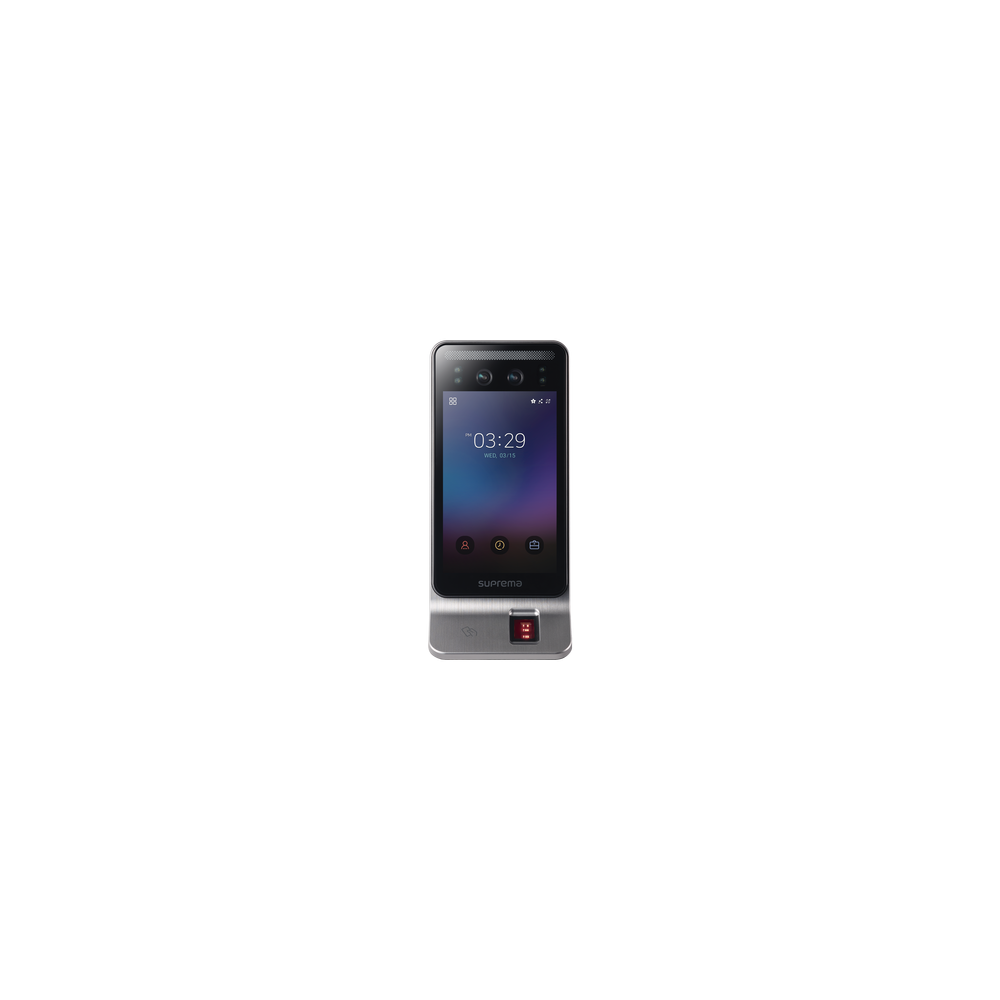 Lector Multi-tecnologia con detector de cubrebocas- Reconocimiento Facial, Huella, Tarjeta Móvil y lector de RFID(125kHz EM & 1