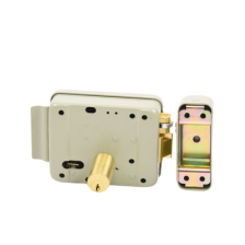 Cerradura Eléctrica con Botón de Salida / Incluye Llave  / Exterior / Izquierda