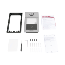 Videoportero IP 2 Megapixel / Llamada y Apertura Remota desde App Hik-Connect / PoE / Exterior IP65 + Antivandalico IK08 / 1 Dep