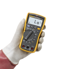 Multímetro Digital para Electricista, con Detector de Voltaje sin Contacto, Uso con Voltaje Máximo de 600 V, Pantalla LED Retr