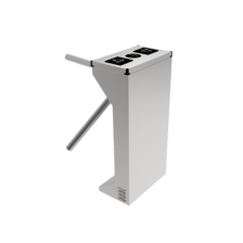 (MOTORIZADO, SIN CONTACTO),Torniquete Industrial en Acero Inoxidable, Bidireccional, USO RUDO, Espacio para Lectora de Proximida
