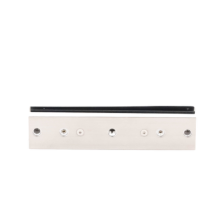 Montaje en "U" para Puertas de Vidrio /1/2" de Grosor/  Uso con chapas de 600 y 750 lbs / Ajuste por Opresores