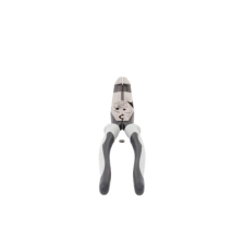 Pinza Híbrida con Ponchadora de 8". Pela Cable Sólido de 10-14 AWG y Cable Trenzado de 12-16 AWG