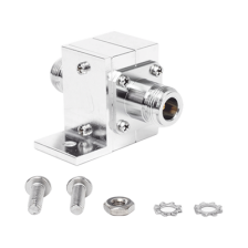 Protector Coaxial RF de CD Para 125 - 1000 MHz Con Ceja lateral y Conectores N Hembra en Ambos Lados, 50 Ω
