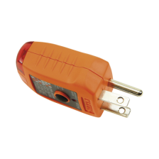 Probador de Tomacorrientes Estándar y Tomacorrientes con Interruptor de Falla a Tierra (GFCI).