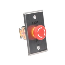 Botón de Paro de Emergencia / Salida de Emergencia / Color Rojo / Tipo Enclavado / NC, COM, NO / Uso Rudo