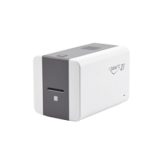 Impresora de Tarjetas Semi- automática SMART21 / Ingreso de Tarjetas Manual/Incluye Ribbon, Software y 100 Tarjetas PVC