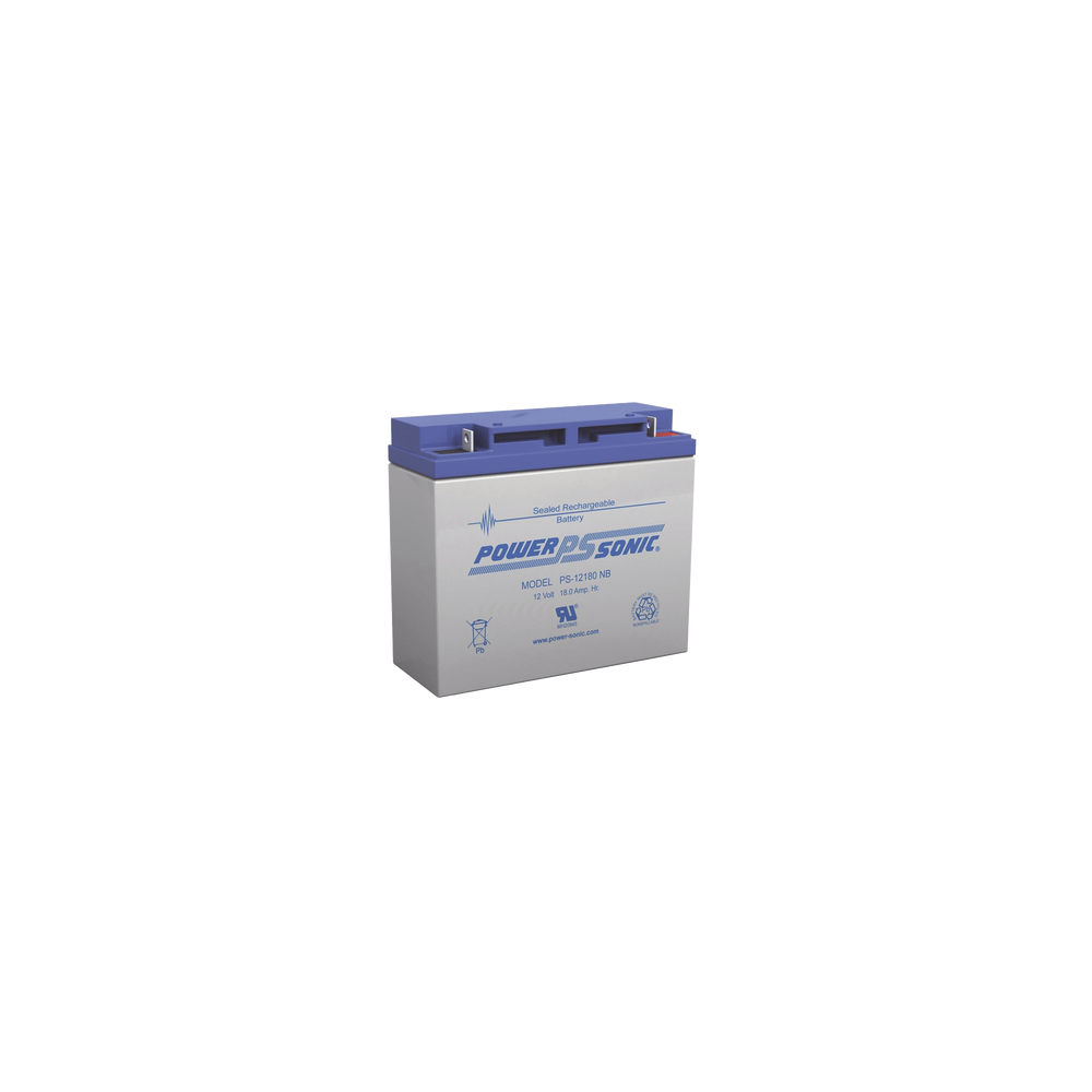 Batería 12V, 18AH, Para Respaldo, Tecnologías AGM/VRLA, Diseño De Vida Útil 5 Años, Terminales Tipo NB, Listada UL, Libre D