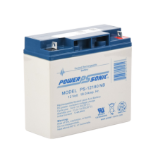 Batería 12V, 18AH, Para Respaldo, Tecnologías AGM/VRLA, Diseño De Vida Útil 5 Años, Terminales Tipo NB, Listada UL, Libre D