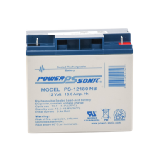 Batería 12V, 18AH, Para Respaldo, Tecnologías AGM/VRLA, Diseño De Vida Útil 5 Años, Terminales Tipo NB, Listada UL, Libre D