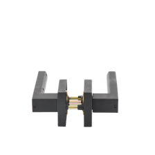 Manija Castelli Biométrica/ Acabado Negro / 30 usuarios/Para Puerta Izq o Derecha de 60-70mm