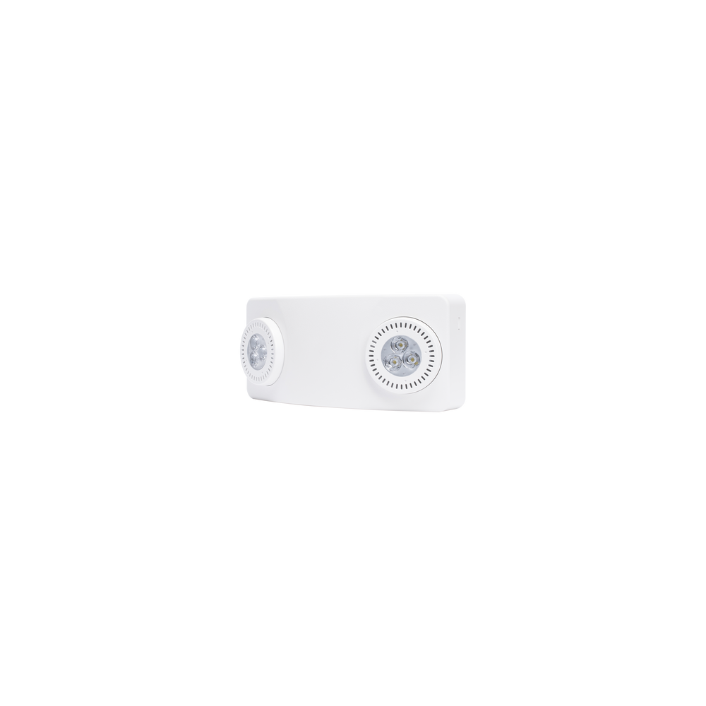 Luz de Emergencia Dual LED /520lm/uso rudo/montaje en pared o techo/batería de respaldo incluida