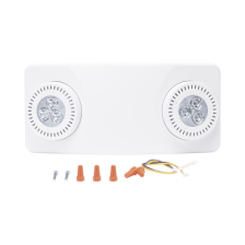 Luz de Emergencia Dual LED /520lm/uso rudo/montaje en pared o techo/batería de respaldo incluida