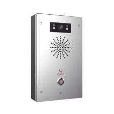 Video Intercomunicador IP, 2 líneas SIP, 2 relevadores con botón para llamada, Onvif, anti-vandálico, PoE, IP65 e IK10, PoE