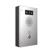 Video Intercomunicador IP, 2 líneas SIP, 2 relevadores con botón para llamada, Onvif, anti-vandálico, PoE, IP65 e IK10, PoE
