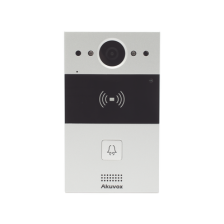 Videoportero de 1 Botón / Lector de Tarjetas MIFARE y PROX EM / Notificación a APP / 100% en la Nube / Notificación por Llama