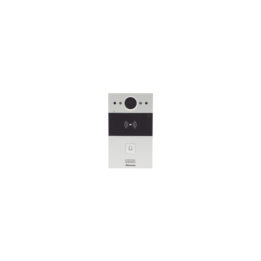 Videoportero de 1 Botón / Lector de Tarjetas MIFARE y PROX EM / Notificación a APP / 100% en la Nube / Notificación por Llama