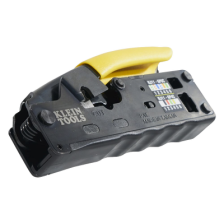 Ponchadora/Pelacables/Cortacables Compacta con Matraca para Conectores  RJ45 y RJ11/RJ12.