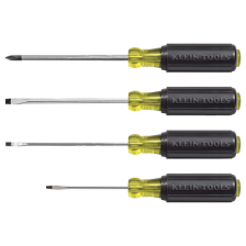 Juego de desarmadores miniatura de punta ranurada y Phillips de 4 piezas